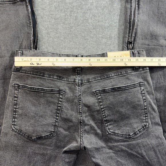 MNML SLIM JEANS ANKLE ZIP Men's Size 33 Black - Picture 4 of 8
